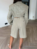 Remade oversized bermuda beige #45:45