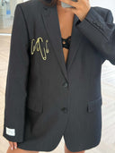 Remade oversized blazer navy #95:95