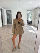 Remade oversized blazer mocca #13:13