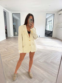 Remade oversized blazer cream #75:75