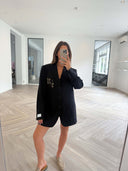 Remade oversized blazer dark blue #10:10