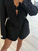 Remade oversized blazer black #12:12