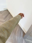 Remade oversized blazer tartan beige #61:61
