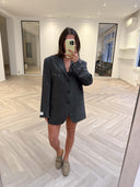 Remade oversized blazer striped grey #31:31