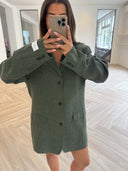 Remade oversized blazer moss green #44:44