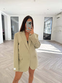 Remade oversized blazer beige #94:94