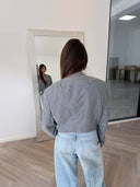 Remade oversized blazer grey/blue #18:18