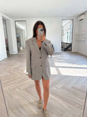 Remade oversized blazer taupe #66:66