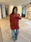 Remade oversized blazer terracotta #66:66