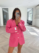 Remade oversized blazer pink #10:10