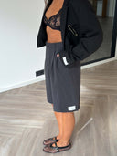 Remade oversized bermuda dark grey #12:12