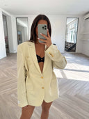 Remade oversized blazer cream #80:80