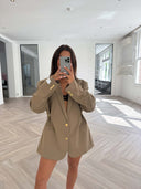 Remade oversized blazer mocca #13:13