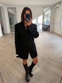 Remade oversized blazer black #15:15