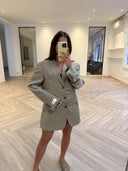 Remade oversized blazer beige #99:99