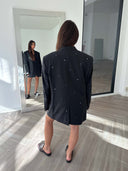 Remade oversized blazer anthracite #65:65