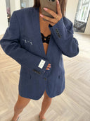 Remade oversized blazer blue #22:22