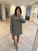 Remade oversized blazer light grey/taupe #88:88
