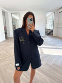 Remade oversized blazer navy #54:54