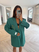 Remade oversized blazer green #50:50