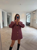 Remade oversized blazer mauve #45:45