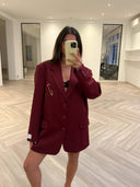 Remade oversized blazer bordeaux #55:55