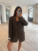 Remade oversized blazer brown #15:15