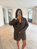 Remade oversized blazer brown #15:15