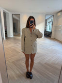 Remade oversized blazer beige #47:47