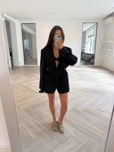 Remade oversized blazer black #72:72
