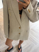Remade oversized blazer beige #98:98