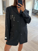Remade oversized blazer anthracite #65:65