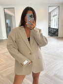 Remade oversized blazer beige #98:98
