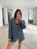 Remade oversized blazer denim blue #29:29