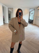 Remade oversized blazer beige #55:55