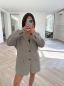 Remade oversized blazer taupe #66:66