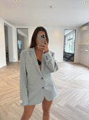Remade oversized blazer light grey #90:90