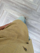 Remade oversized blazer tartan yellow #89:89