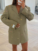 Remade oversized blazer light green #75:75