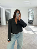 Remade oversized blazer anthracite #19:19