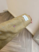 Remade oversized blazer tartan beige #02:02