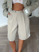 Remade oversized bermuda beige #45:45