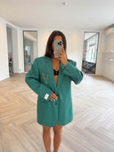 Remade oversized blazer green #50:50