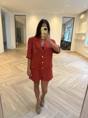 Remade oversized blazer terracotta #66:66