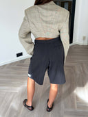 Remade oversized bermuda dark grey #12:12