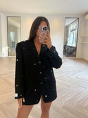 Remade oversized blazer black #13:13