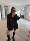 Remade oversized blazer anthracite #86:86