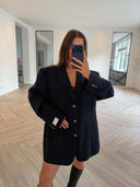 Remade oversized blazer navy #43:43