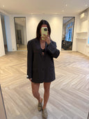 Remade oversized blazer brown #10:10