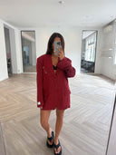 Remade oversized blazer red #45:45